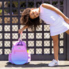 Big Love Tennis Backpack, Pink And Blue Sorbet - Backpacks - 4 - thumbnail