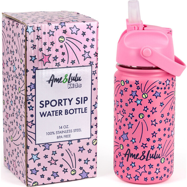 Sporty Sip Water Bottle, Shooting Stars - Water Bottles - 3