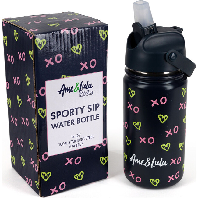 Sporty Sip Water Bottle, XO Tennis - Water Bottles - 3