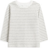 Turk Long Sleeve Crew Neck Tee, Nevada Stripe - Tees - 1 - thumbnail