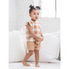 Greta Flutter Sleeve Muslin Top, Picnic - Blouses - 2