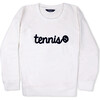 Women's Long Raglan Sleeve Sweatshirt, Tennis Stitched - Sweatshirts - 1 - thumbnail