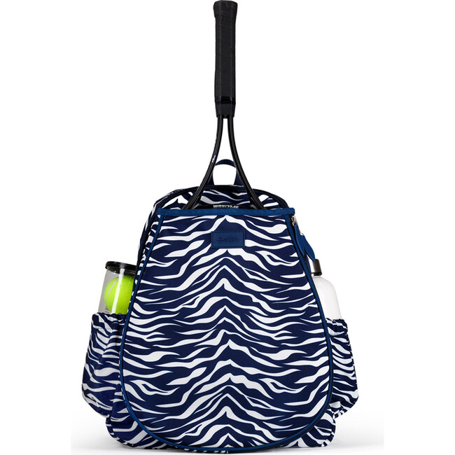 Women's Game-On Tennis Backpack, Navy Tiger