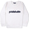 Women's Long Raglan Sleeve Sweatshirt, Pickleball Stitched - Sweatshirts - 1 - thumbnail