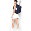 Women's Game Time Tennis Backpack, Navy And White - Backpacks - 5 - thumbnail