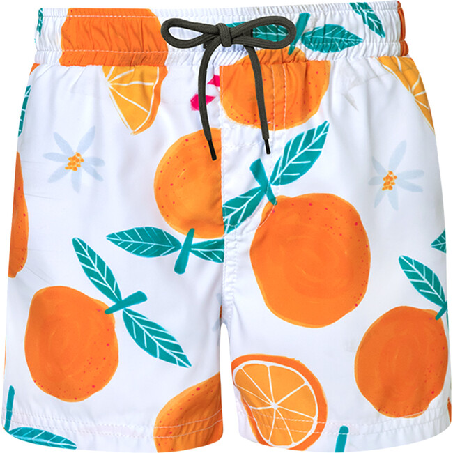 Swimshorts With Drawstring, Tangelo