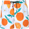 Swimshorts With Drawstring, Tangelo - Swim Trunks - 1 - thumbnail