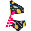 Swimsuit Trikini One Piece, Pink Lemonade - Two Pieces - 1 - thumbnail