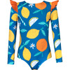 Swimsuit Wings Long Sleeve, Citrus - One Pieces - 1 - thumbnail