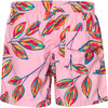 Swimshorts With Drawstring, Pink Calatea - Swim Trunks - 3