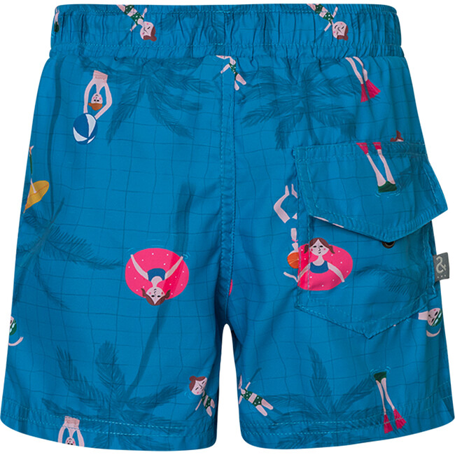 Swimshorts With Drawstring, Pool Party - Swim Trunks - 3