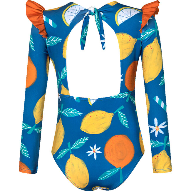 Swimsuit Wings Long Sleeve, Citrus - One Pieces - 3