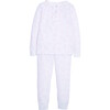 Bunny Printed Long Sleeve Jammies, Pink - Pajamas - 1 - thumbnail
