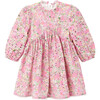 Baby Colette Puff Sleeve Embroidered A-Line Dress, Floral - Dresses - 1 - thumbnail