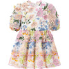 Soleil Short Puff Sleeve Dress, Floral - Dresses - 1 - thumbnail