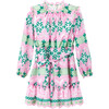 Delphine Embroidered Dress, Multicolors - Dresses - 1 - thumbnail