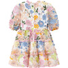 Soleil Short Puff Sleeve Dress, Floral - Dresses - 3