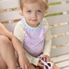 Sun & Sand Raglan Sleeve Rash Guard Set, Color Block Pink - Rash Guards - 2