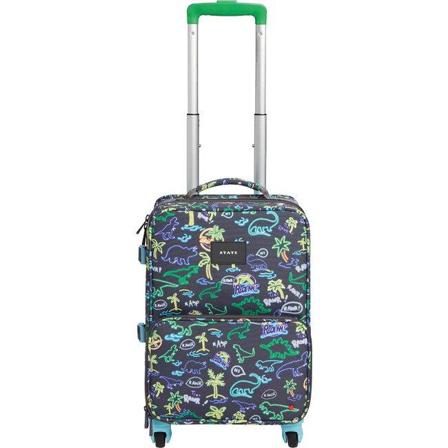 Mini Logan Suitcase, Neon Dino