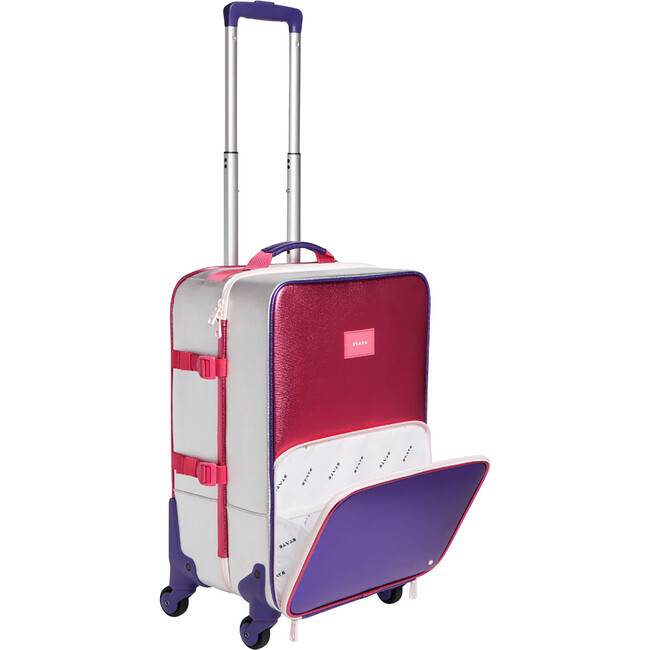 Logan Suitcase, Hot Pink/Purple - Luggage - 2