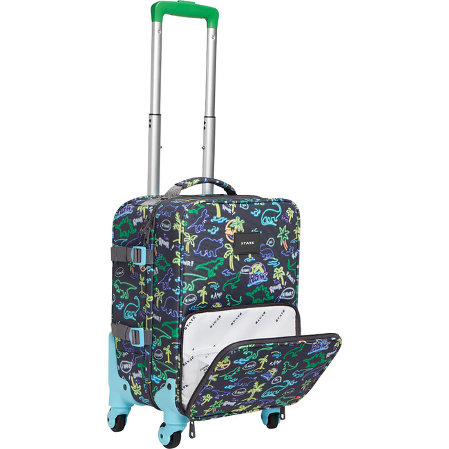 Mini Logan Suitcase, Neon Dino - Luggage - 2