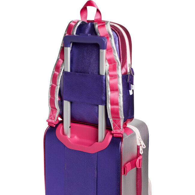 Kane Kids Mini Travel Backpack, Hot Pink/Purple - Backpacks - 2
