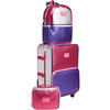 Logan Suitcase, Hot Pink/Purple - Luggage - 5