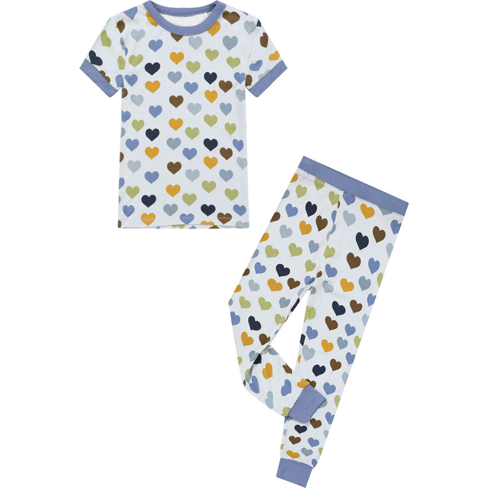 Little Love Girl Toddler Short Sleeve Bamboo Pajamas Set Pajama for Kids –  Emerson and Friends