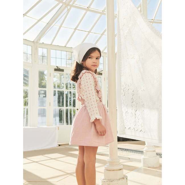 Agata Girl Skirt, Dusty Pink - Dresses - 3