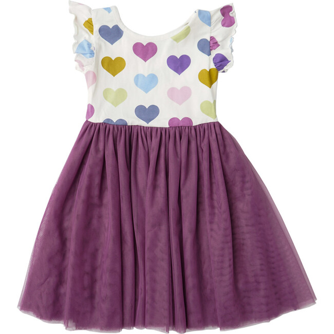 Little Love Valentines Day Cotton Tulle Twirl Dress
