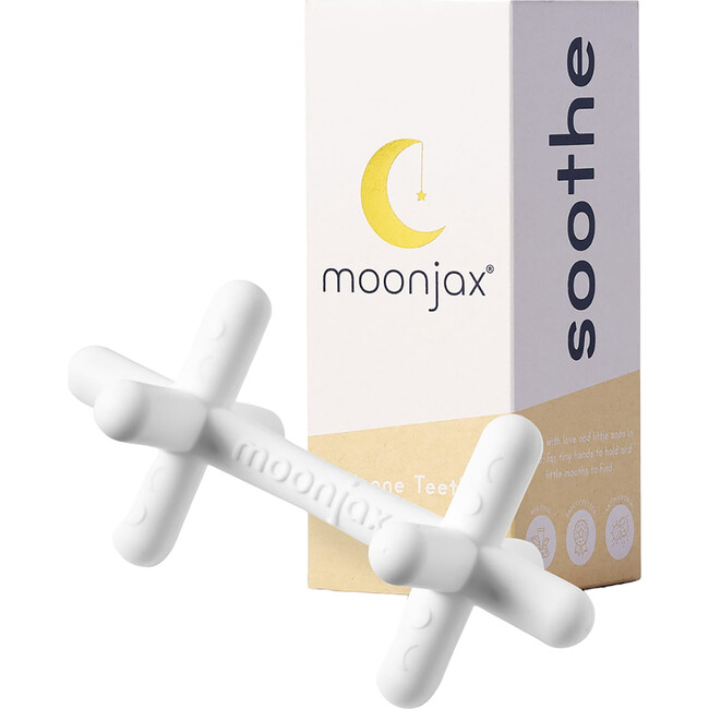Baby Teether, Moonlight White Silicone