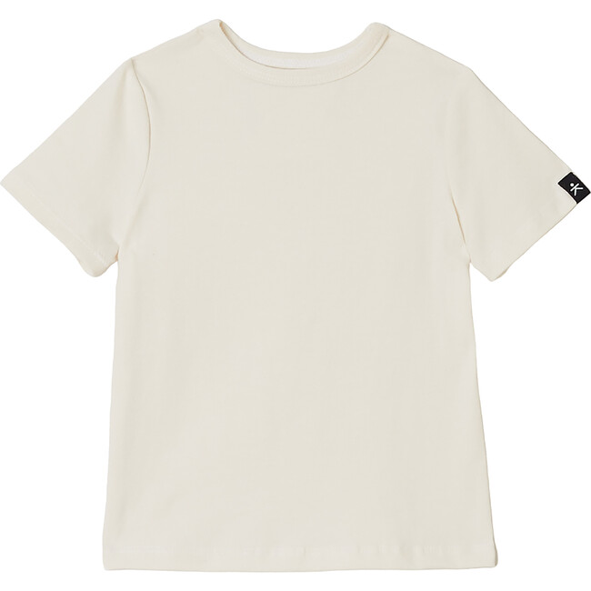 Short Sleeve Tee, Cream - T-Shirts - 1