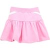 Logo Stripe Cotton Skirt, Pink - Skirts - 3