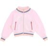 Bugs & Lola Print Zip Jacket, Pink - Jackets - 1 - thumbnail