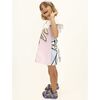 Lola & Bugs Overalls Dress, White - Dresses - 2
