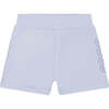 Side Logo Jersey Shorts, Pale Blue - Shorts - 1 - thumbnail