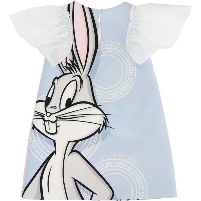 Lola & Bugs Overalls Dress, White - Dresses - 3