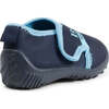 Logo Crib Shoes With Non-Slip Outsoles, Navy - Crib Shoes - 3