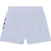 Side Logo Jersey Shorts, Pale Blue - Shorts - 3