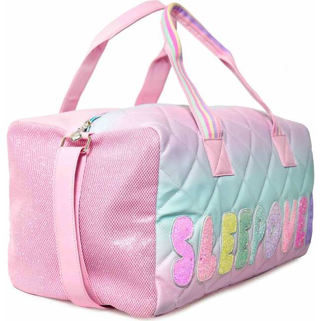 Sleepover Large Duffle Bag, Cotton Candy - Bags - 2
