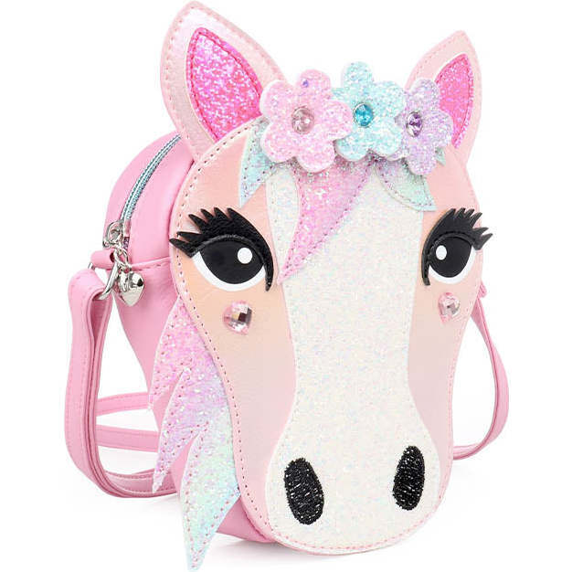 Horse Crossbody, Bubble Gum - Bags - 2