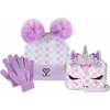 Checkerboard Bella Hat And Gloves And Gwen Checkerboard Crossbody Set, Lavender - Mixed Accessories Set - 1 - thumbnail