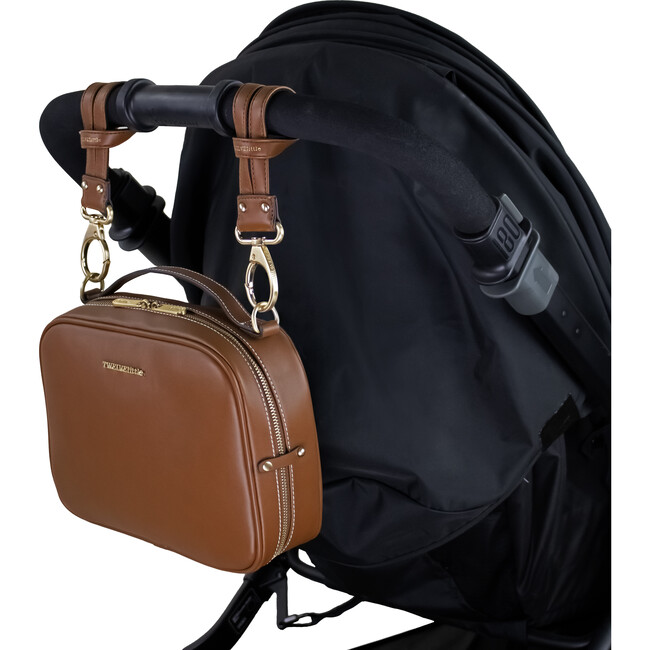 Luxe Diaper Clutch Crossbody, Toffee - Diaper Bags - 6