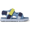 Oruga Sandals, Medium Blue - Sandals - 1 - thumbnail