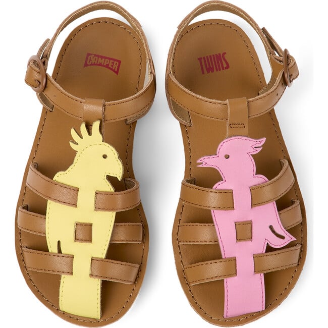 Miko Twins Sandals, Brown - Sandals - 3