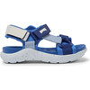 Wous Sandals, Blue - Sandals - 1 - thumbnail