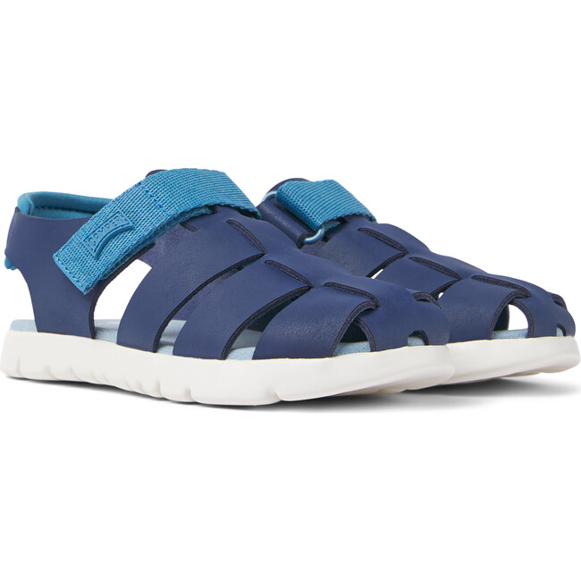 Oruga Sandals, Dark & Light Blue - Sandals - 2