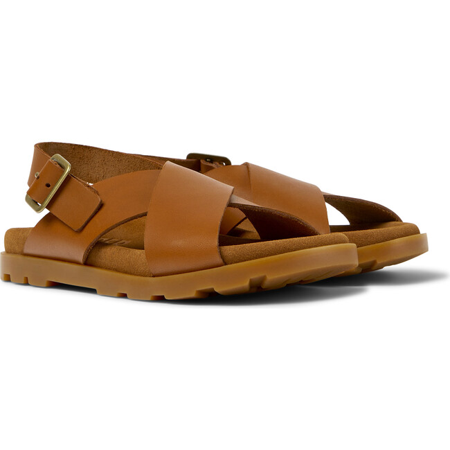 Brutus Sandals, Medium Brown - Sandals - 2