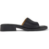 Women's Dana Sandals Leather, Black - Sandals - 1 - thumbnail