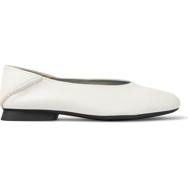 Women's Casi Myra Ballerinas, White Natural